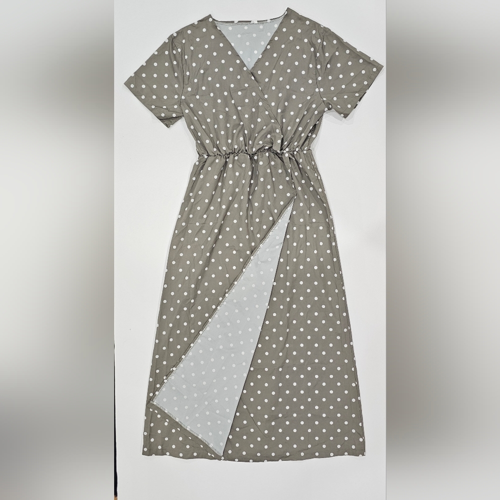 Polka Dot Maxi Dress
